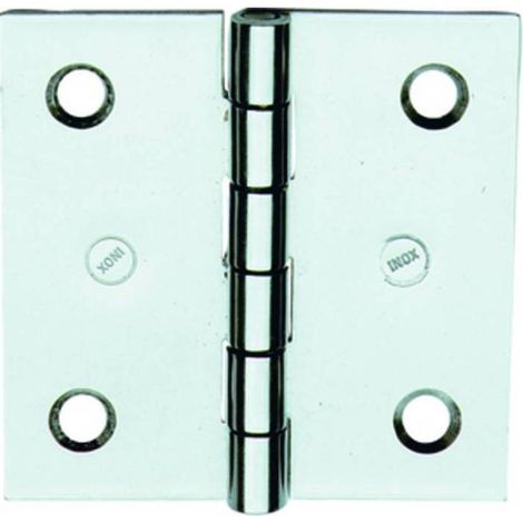 12 x CERNIERA PERNO FISSO 850IN INOX NAUTICA 50X60 MM