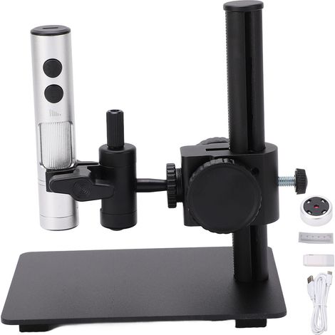 Microscope numérique portable 750X grossissement réglable, lentille 12MP USB avec lumière infrarouge, outil d'inspection de précision (1/5)