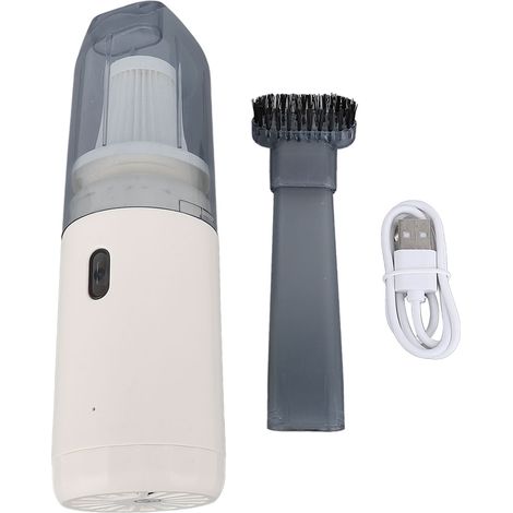 Aspirateur portatif sans fil 10 W rechargeable, mini et portable pour voiture, maison et poils d'animaux (1/5)