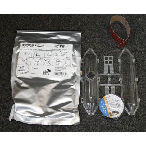 Trousse de jonction BT avec resine verte GUROFLEX (sans connecteur) pour cable de 3x1.5mm² à 4x10mm² (000504) TE Connectivity