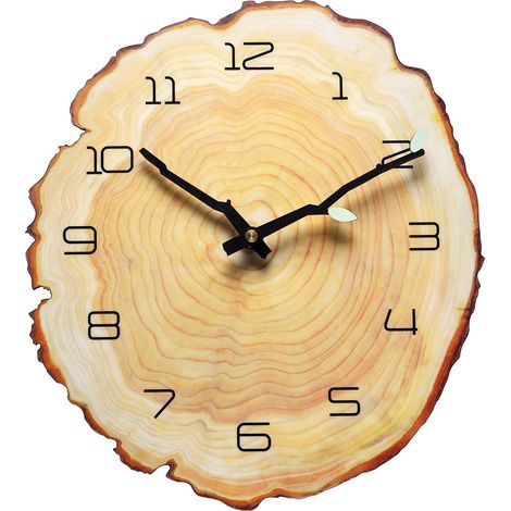 12 Pouces Vintage Annual Wheel Horloge Murale Cloche Silencieuse Décoration Murale pour Salon Cuisine Chambre à Coucher (1/5)