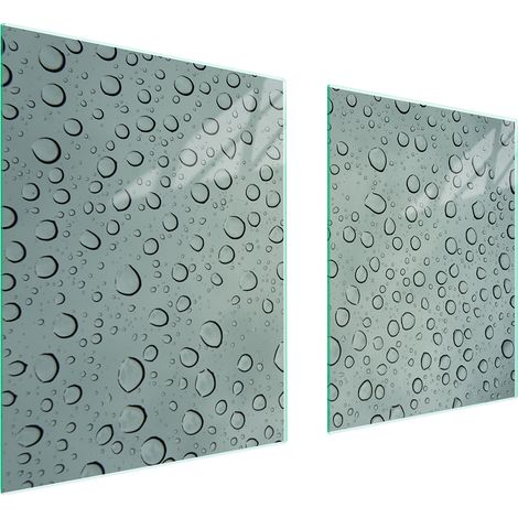 PLACA PROTECTORA DE VIDRIO PARA ESTUFA 85x52 GOTAS (1/5)