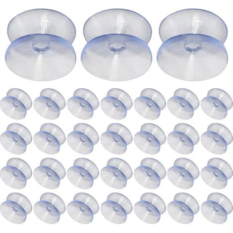 Lot de 50 patins en silicone transparents 20 mm, antidérapants (1/5)