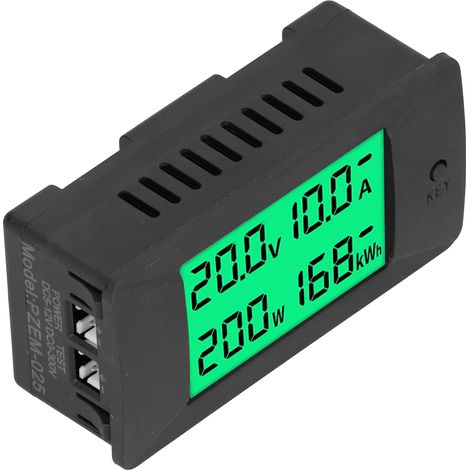 Digitales LCD-Energiemessgerät, Spannungs- und Strommonitor, 5–12 V DC-Voltmeter, PZEM-025, Digitalanzeige für präzise Messung (1/5)