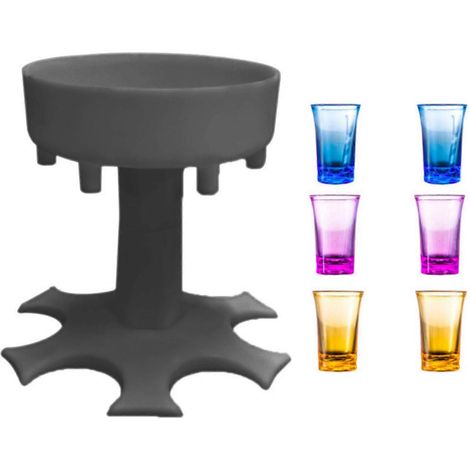 Distributeur de vin domestique avec verre, porte-bières de Noël pour 6 verres. (1/5)