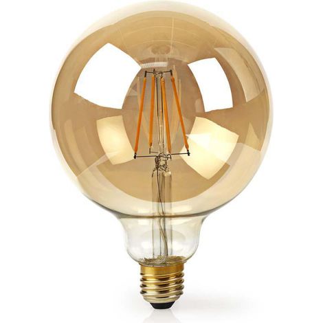 Ampoule LED intelligente Wi-Fi Nedis WIFILF10GDG125 avec filament E27 125 mm 5 W 500 lm (1/5)