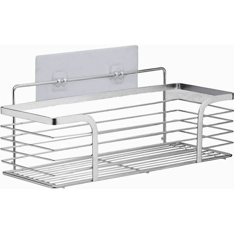 Etagere Douche, Panier de Douche,Salle de Bain Accessoire, Rangement Salle de Bains, Etagere Angle, Acier Inoxydable 304,Lot de 2 (1/5)