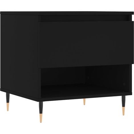 Maison Exclusive - Tavolino da Salotto Nero 50x46x50 cm in Legno Multistrato