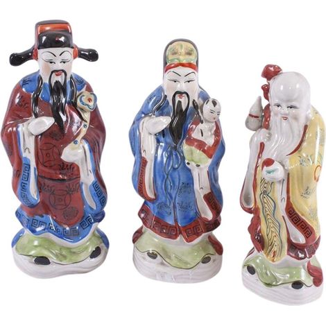Tre saggi ceramica h26-28cm p-50