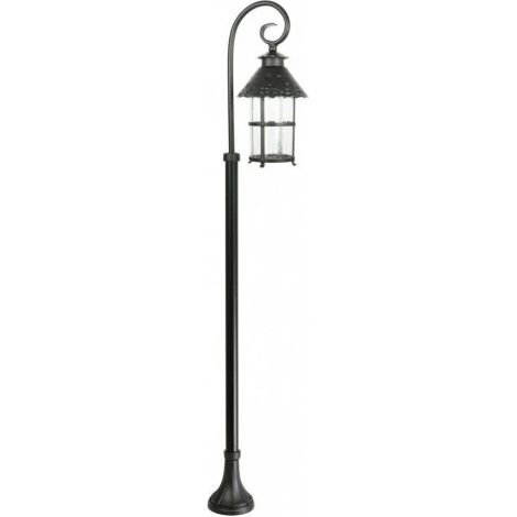 Lampione da esterno Toledo retro 166cm E27 nero IP23 (1/5)