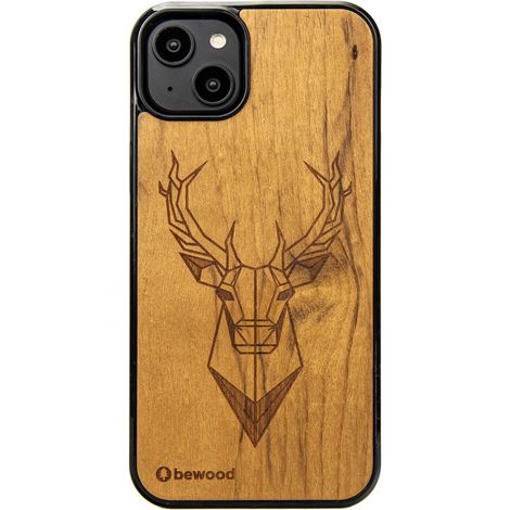 Custodia in legno Bewood per iPhone 14 Plus IMBUIA DEER (1/5)