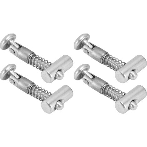 Lot de 4 connecteurs d'ancrage à profil hexagonal, raccord invisible, norme européenne 4040, angle de biseau de 90°. (1/5)