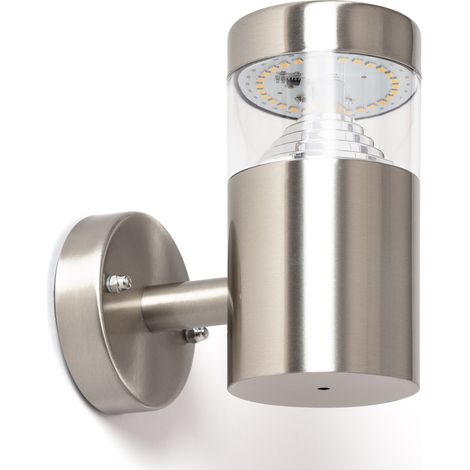 Lámpara de Pared Exterior LED 5W Acero Inoxidable Inti 3000K Blanco Cálido