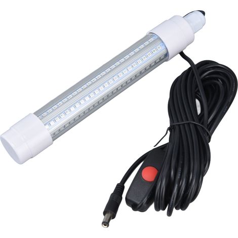 Lampe LED de pêche 16W haute luminosité, lampe submersible pour attirer les poissons, lumière bleue, AC12-36V, modèle 16W (1/5)