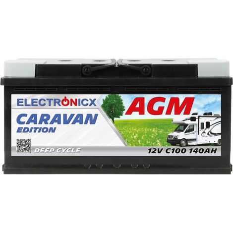 Electronicx Caravan Edition V2 Batterie AGM 140 AH 12V Wohnmobil Boot Versorgung (1/5)