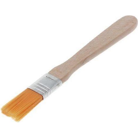 Lot de 10 brosses à manche en bois et poils en nylon pour le nettoyage des outils de soudage, de la pâte à braser et des résidus de clavier PC. (1/5)