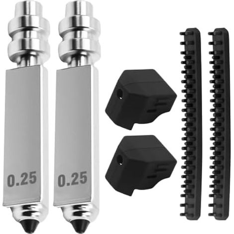 Buse en acier trempé robuste de 0,25 mm de rechange pour Anycubic Kobra X, kit Hotend à changement rapide intégré avec architecture de flux rapide, tête d'impression résistante à l'usure