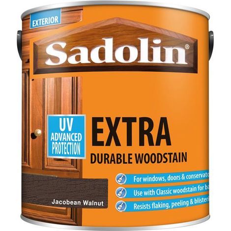 Sadolin 5028540 Extra Durable Woodstain Jacobean Walnut 2.5 litre SAD5028540