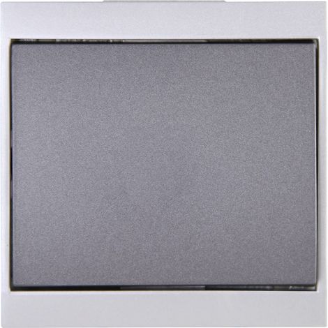 Kopp Kreuzschalter Malta, silber-anthrazit, 620715081 Kopp
