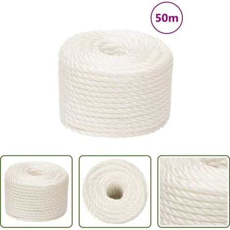 Seil - Arbeitsseil Weiß 12 mm 50 m Polypropylen (1/5)