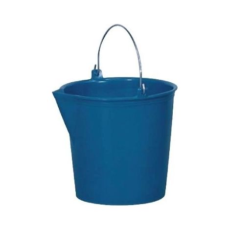 Eimer mit Ausguss, Blau, 13 l, 22/29 x 28