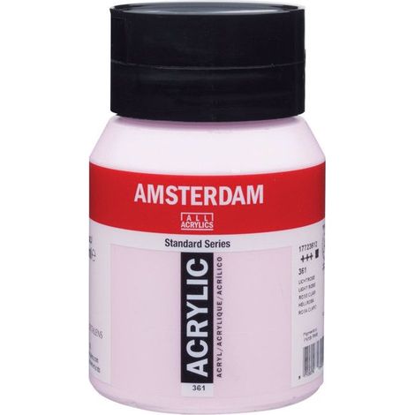 Peinture Acrylique - Rose clair - 361 - Amsterdam - Pot de 500ml (1/2)