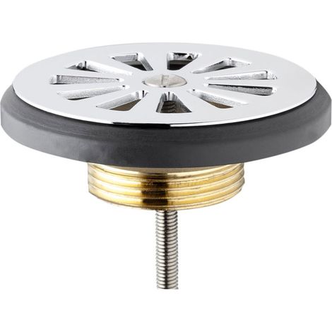 Piletta universale a griglia in ottone cromato ø65 - sottoparte ottone 1"1/4 - vite L. 60 --55.1605 (1/2)
