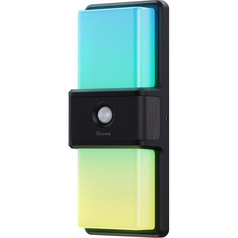 Iluminación mural exterior conectada Govee H7078CD1 RGBIC 24 W IP65 Wi‑Fi Bluetooth con detector de movimiento