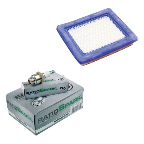 Austausch-Set Luftfilter u. Zündkerze für Honda Rasenmäher