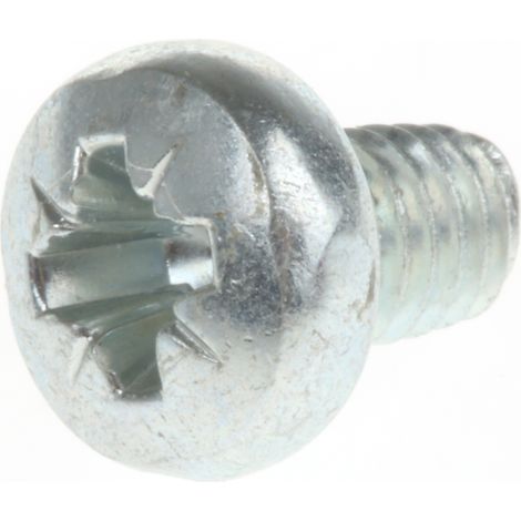 Vis autotaraudeuse RS PRO 6mm, tête Cylindrique, M4 x , en Acier ( Prix pour Sachet de 100 )