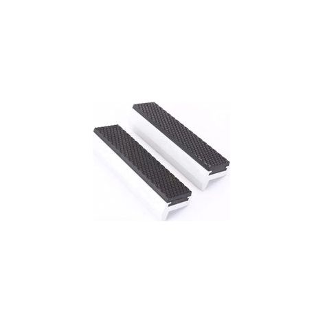 2Pcs mâchoires de protection d'étau, accessoires de mâchoires extra souples pour étau rotatif avec largeur de mâchoire de serrage, Mordazas protectoras de aluminio pour étau de machine 125 mm