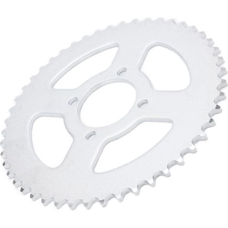 Pignon acier 52mm 48 dents kit chaîne arrière roller pour vélo électrique kart moto (1/5)
