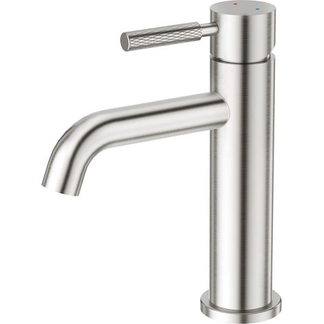 Robinet de Salle de Bain pour Lavabo, Mélangeur Monocommande, brossé (1/5)