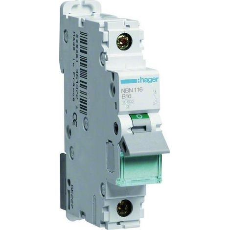Leistungsschalter 1P B 16A 10kA AC NBN116 (1/5)