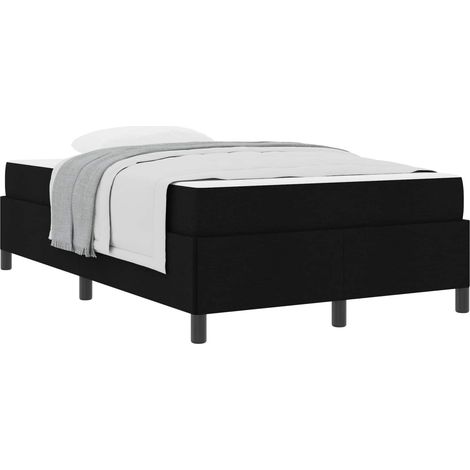 Maison Exclusive - Boxspringbett Schwarz 120 x 200 cm Stoff (1/5)