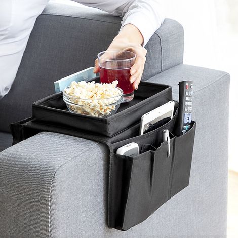 InnovaGoods Home Organize Control bandeja negra 26x17 cm (1/5)