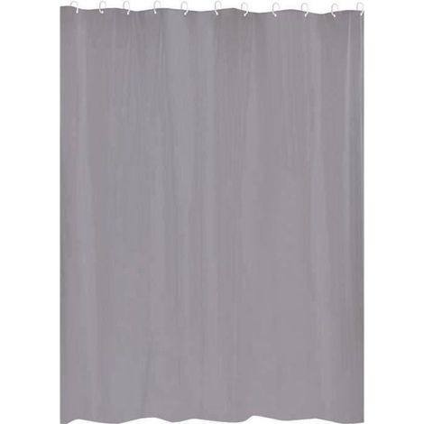 Gelco First Cortina de Ducha Gris 180x200 cm PEVA