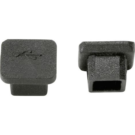 PB Fastener CP-USB-B USB-Schutzkappe     Silikon Schwarz 1 St.