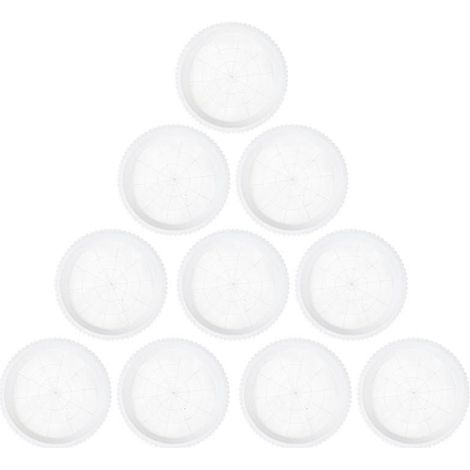 10 plateaux en plastique pour pots de fleurs (1/3)