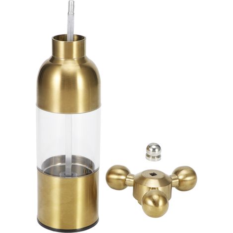 Moulin à poivre, sel et épices en acier inoxydable, outil de cuisine pour la cuisson (doré) (1/5)