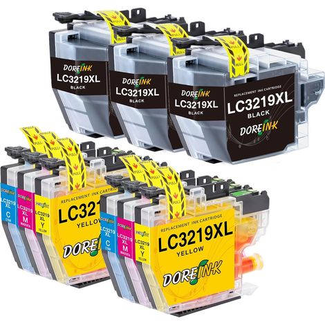 Lot de 9 Cartouches d'encre Compatible pour Brother LC3219XL LC3217 pour Brother MFC-J5330DW MFC-J5335DW MFC-J5730DW MFC-J5930DW MFC-J6530DW MFC-J6930DW MFC-6935DW (1/5)