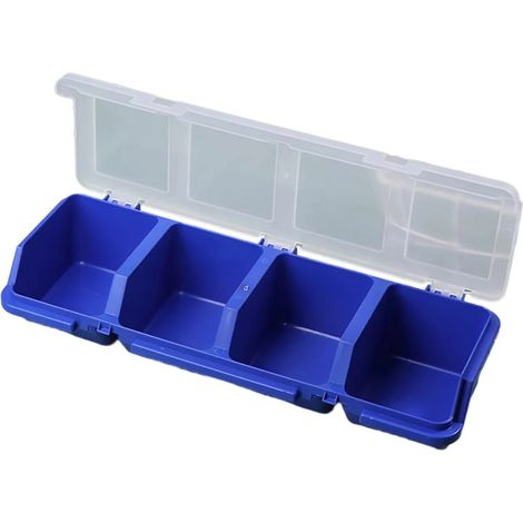 Boîte de rangement pour vis et pièces détachées, pilules, quincaillerie, conteneur à outils