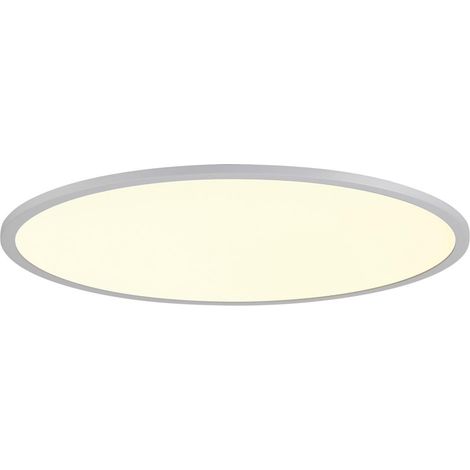 Plafonnier PANEL 60 rond PHASE 3000/4000K 29 W 90° gris - SLV - 1010423