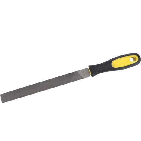 Lime Plat à Dents Fines 200mm avec Manche Outil de Finition Précis pour Bois et Métal - KZQ (1/5)