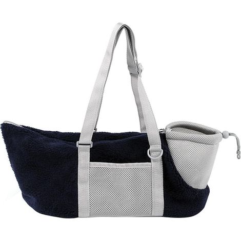 Mascot Sac de Transport Portable pour Chien Chat Sac à Bandoulière pour Animaux de Compagnie Hiver Automne Sling Sac à Main Chaton Réglable Sac de Voyage Chiot Chaud Respirant pour Métro Marche (1/5)