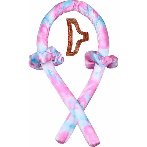 Serre-tête rouleau à friser sans chaleur, ruban à boucles pour dormir, bigoudis souples DIY coiffure sans chaleur. (1/5)