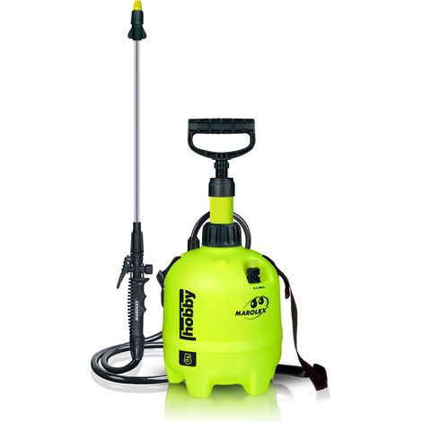 Pulvérisateur à Pression Marolex, Modèle Hobby5, D'une Capacité De 5 Litres Pour Une Pression De 4 Bars. Hauteur 415mm. Lance Dr