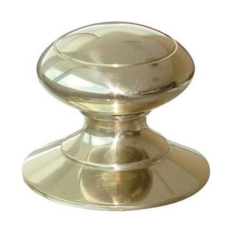 POMOLO X PORTONE SPAGNA COTTALI - OTTONE LUCIDO D.MM 72 BASE D.MM 84 - 1 pezzo