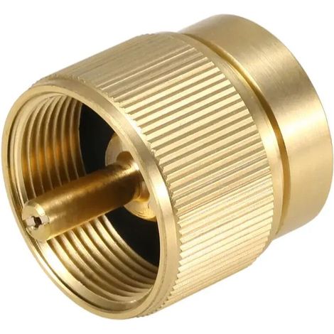 Adaptateur pour réservoir de propane, sortie de la valve Lindal, pour réchaud de camping, convertisseur de réservoir de gaz, entrée pour cylindre de 1 lb, réchauds de cuisine portables (1/5)