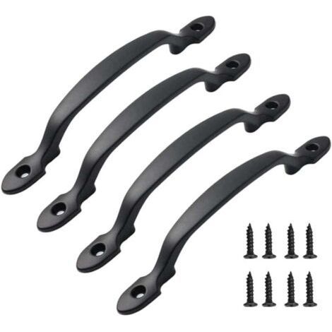 PA Lot de 4 Poignées de Meuble pour Placard Cuisine Tiroir Porte Armoire Chambre Longueur 158 mm avec Vis (1/3)